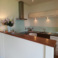 Open plan kitchen