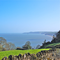 View over Slapton Sands